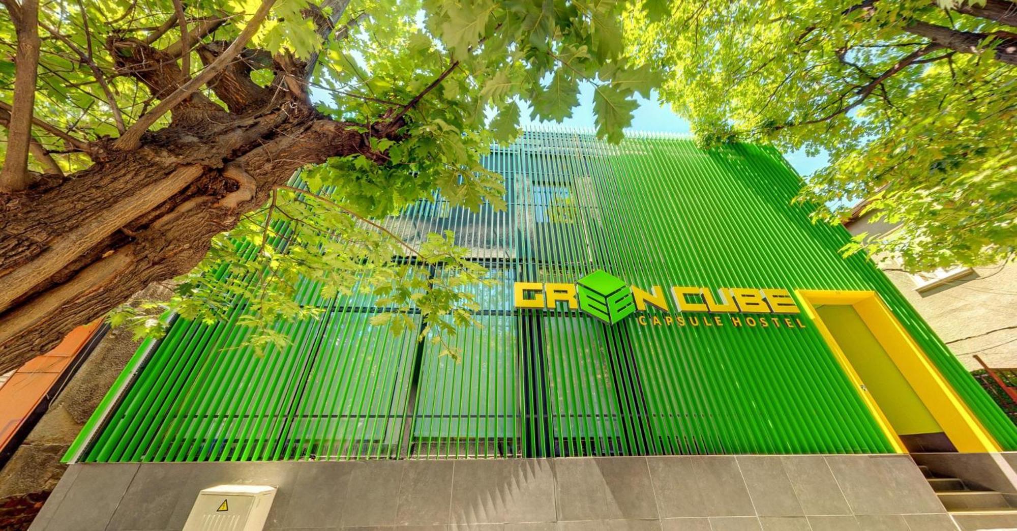 Green Cube Capsule Hostel Sófia Exterior foto